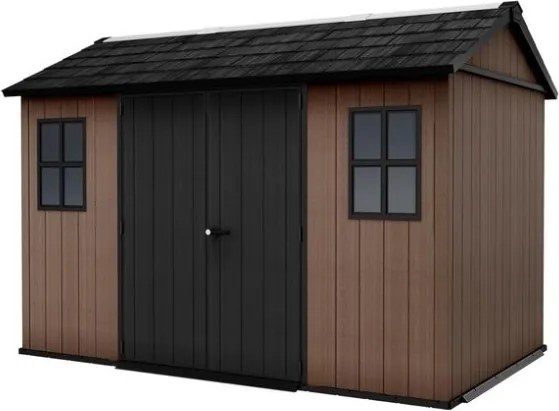Casetta Da Giardino In Resina Newton Plus 7511/1175 Effetto Legno Keter