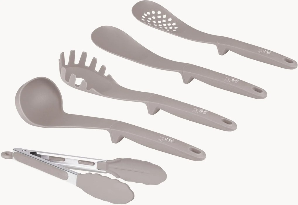 Set di 5 utensili da cucina Taupe Collection