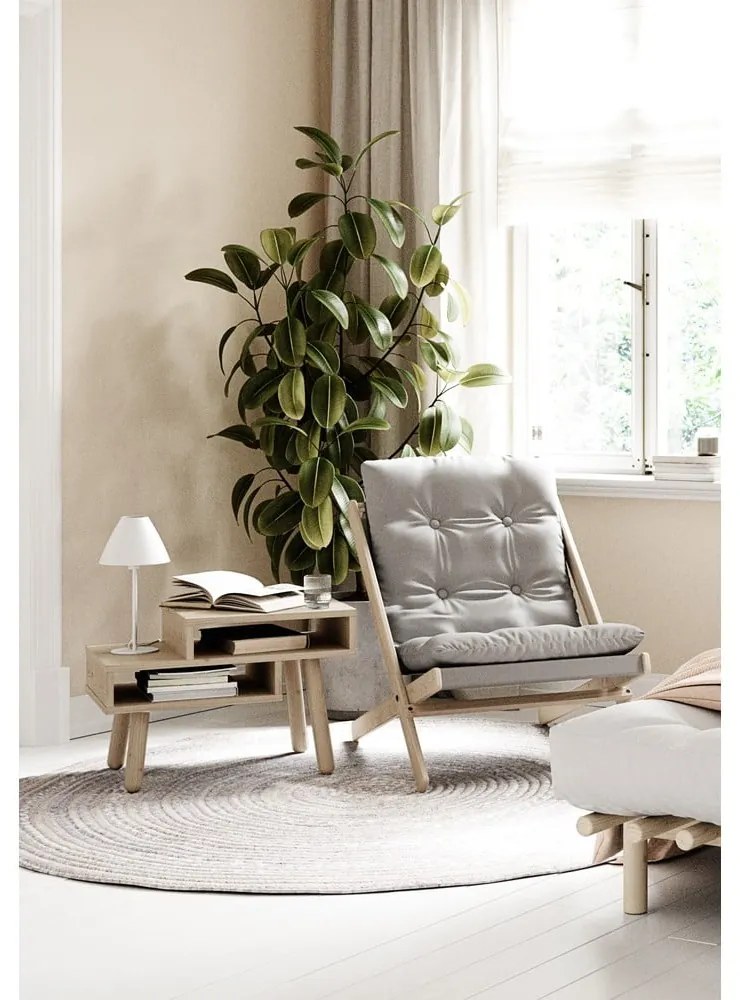 Sedia pieghevole Raw/Grey Boogie - Karup Design