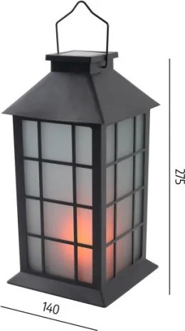 Lampada solare sospesa a LED CANDELIO MILKY LED/1xAA 1600K IP44 200 mAh