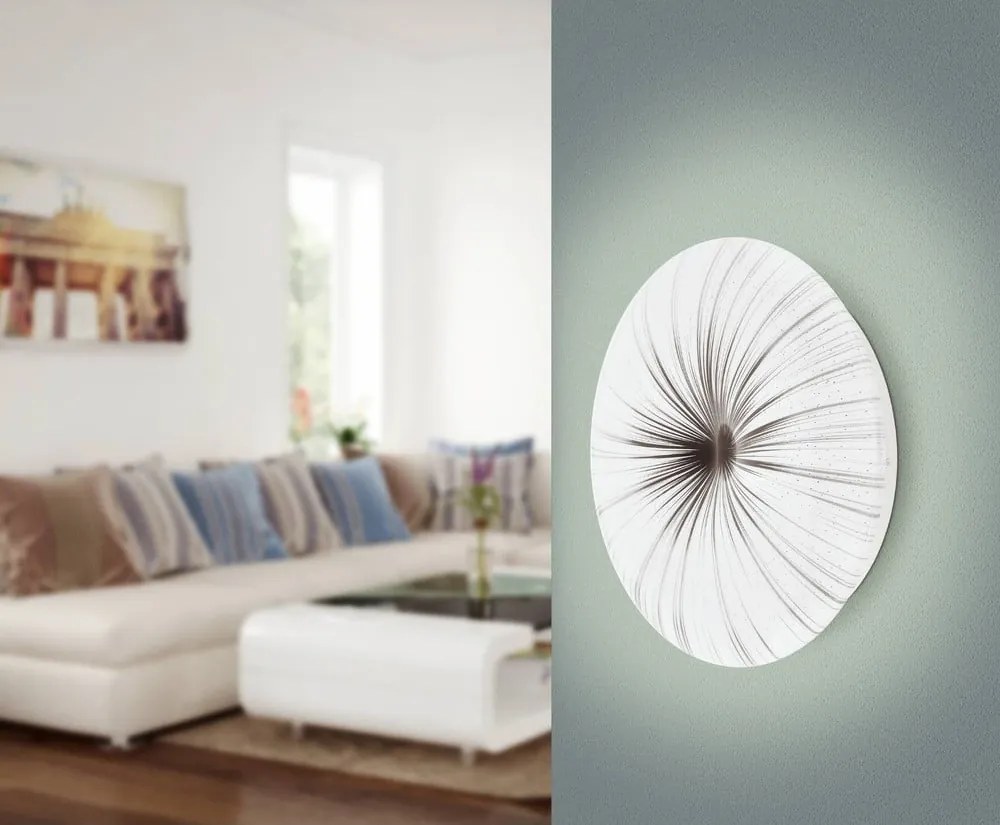 Plafoniera LED bianca/argentata NIEVES – EGLO