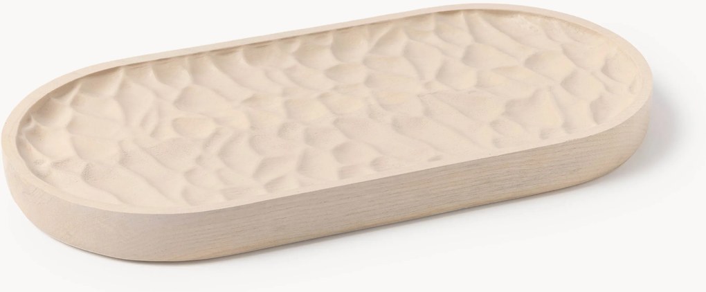 Vassoio decorativo in legno di frassino Camila, larg. 30 cm