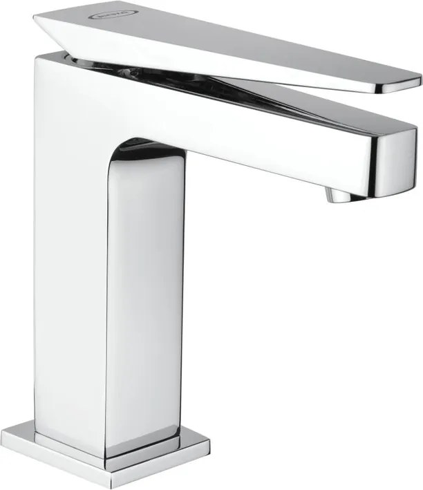 Rubinetto per lavabo Lama cromato JACUZZI RUBINETTERIA getto laminare cristallino a canna media
