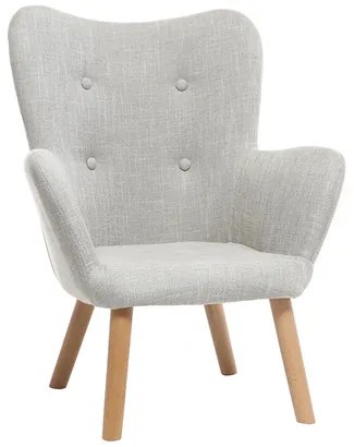 Poltrona bambino design grigio ghiaccio BABY BRISTOL