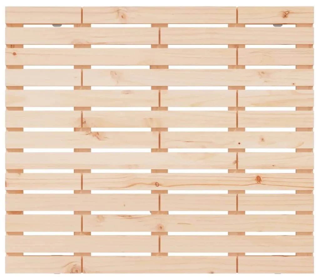 Testiera da parete 81x3x91,5 cm in legno massello di pino