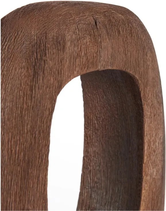 Lampada da tavolo marrone (altezza 30 cm) Kelafo - Light &amp; Living