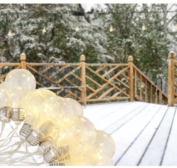 Globo 33708-10 - Catena LED solare 10xLED/0,06W/3,2V IP44