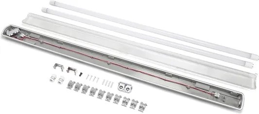 Aigostar - Lampada fluorescente tecnica LED 2xG13/18W/230V 4000K 127,6 cm IP65