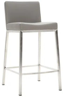 Sgabello design 66cm grigio - set di 2 EPSILON