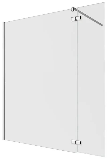 Box doccia walk-in Neo, vetro 8 mm, L 178-179.5 cm x H 200 cm, profilo cromo