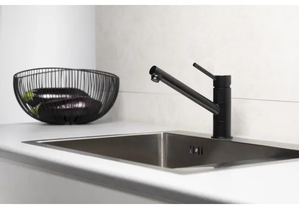 KFA Armatura 6533-915-81 - Rubinetto per lavello ANDRA ottone/opaco nero