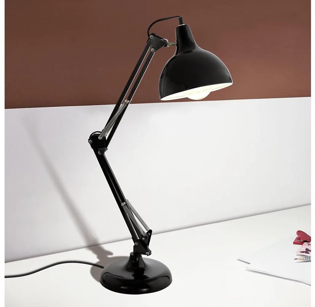 Eglo 94697 - Lampada da tavolo BORGILLIO 1xE27/40W/230V
