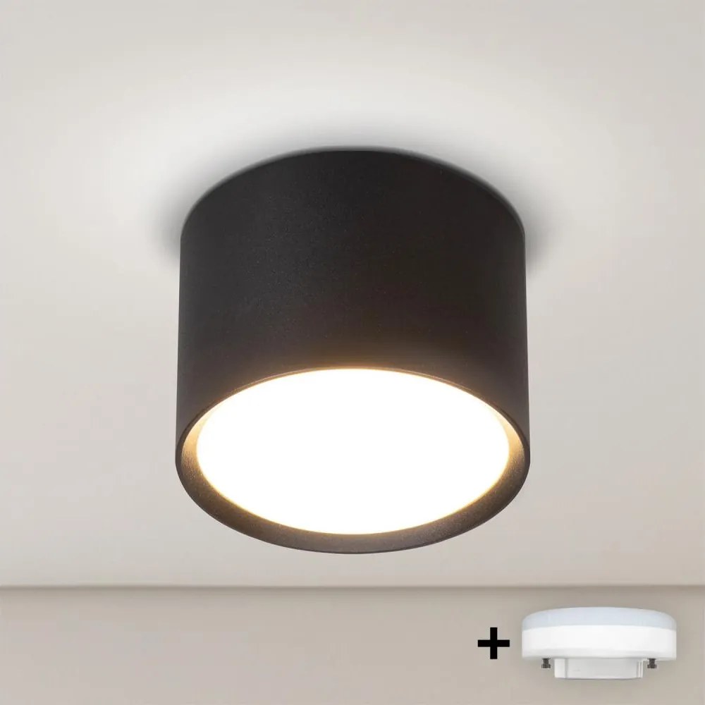 BRILAGI - LED Faretto SMOOTH 1xGX53/15W/230V 60x82 mm nero