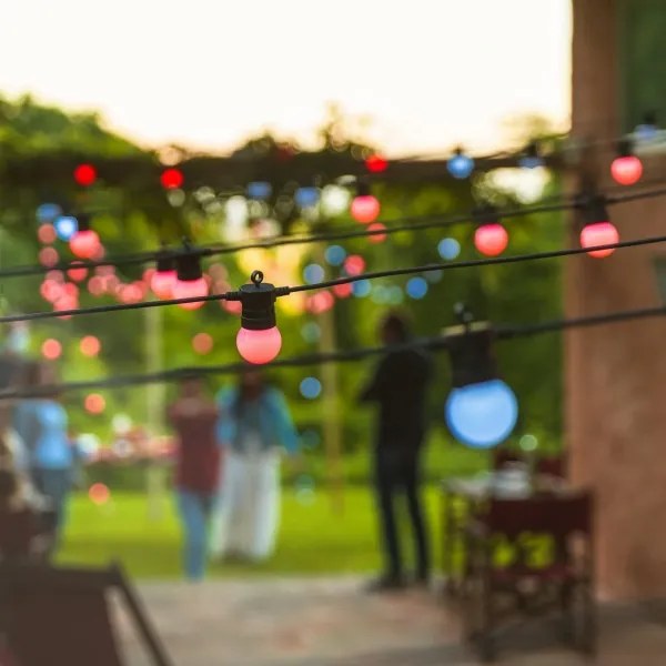 Twinkly TWF020STP-BEU - LED RGB da esterno catena decorativa 20xLED 14m IP44 Wi-Fi