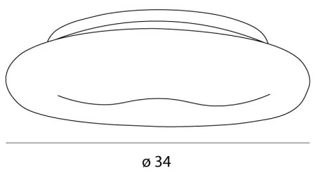 MAXLIGHT C0233 - Plafoniera LED DUO LED/10W/230V diametro 34 cm bianco