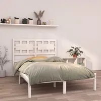 Giroletto Bianco in Legno Massello 120x190 cm 4FT Small Double cod mxl 50578