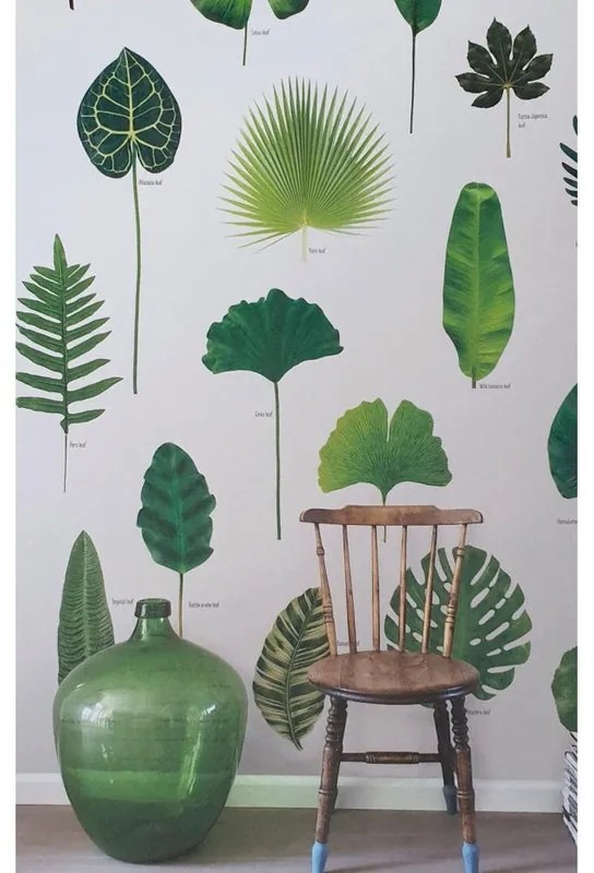 Fotomurale ESTA Foglie, Verde 189X279 cm