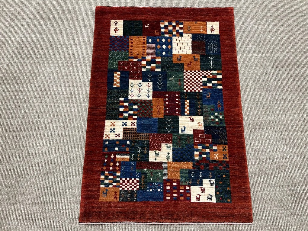 Loribaft Tappeto 80 x 120 (Iran) Annodato A Mano