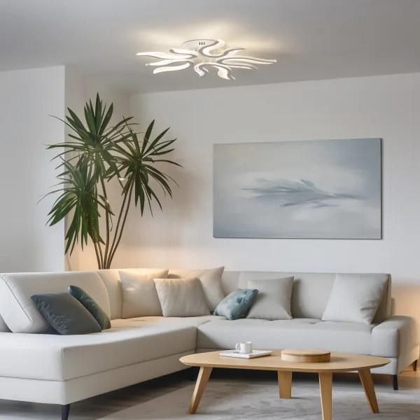 Brilagi - Lampadario a plafone LED dimmerabile TWIST LED/65W/230V 3000-6500K bianco + +TC