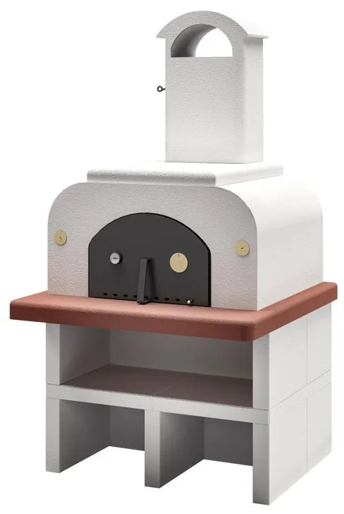 Forno da esterno per pizza a legno EASY GARDEN BY PALAZZETTI Easy Medium forno  refrattario con base