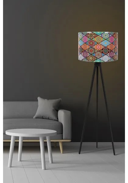 Lampada da terra AYD 1xE27/60W/230V multicolore/negro