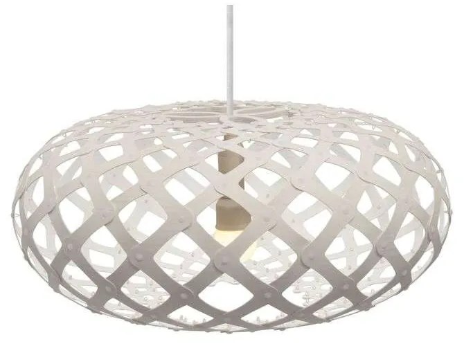 David Trubridge - Kina Lampada a Sospensione Ø44 Bianco 2 Lati David Trubr