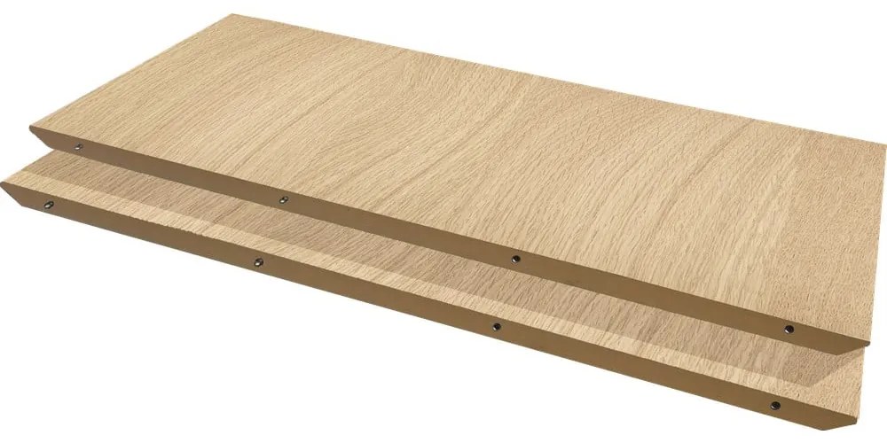 Piatti aggiuntivi per tavolo da pranzo 2 pezzi in rovere 49x130 cm Single - Hammel Furniture