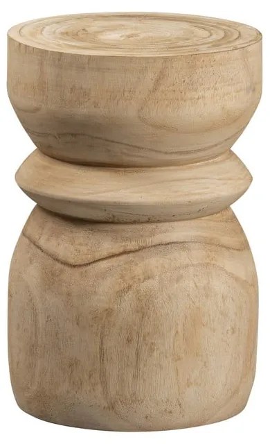 Sgabello da giardino in legno di paulownia Bikkel - WOOOD