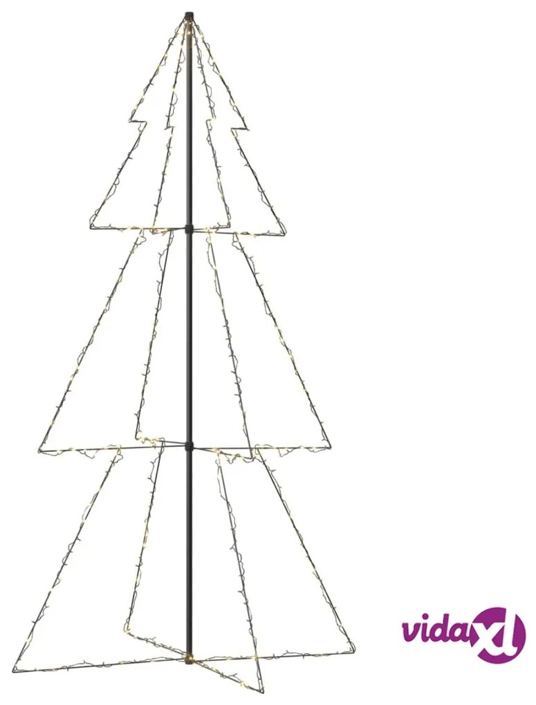 vidaXL Albero di Natale a Cono 300 LED per Interni Esterni 120x220 cm