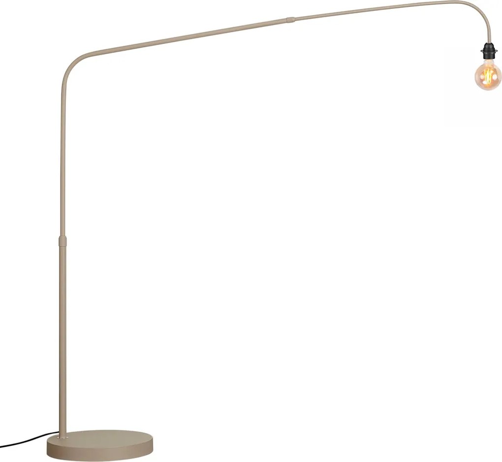 Lampada da terra per esterni beige con base beige IP44 - Arc