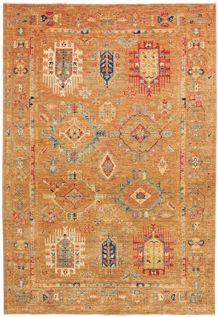 Samarkand Tappeto 240x170 Marrone (Pakistan) Annodato A Mano