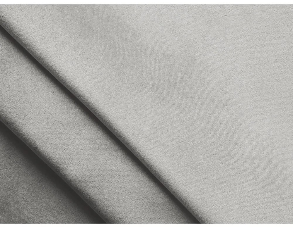 Letto boxspring grigio chiaro con contenitore 140x200 cm Mikana – Makamii