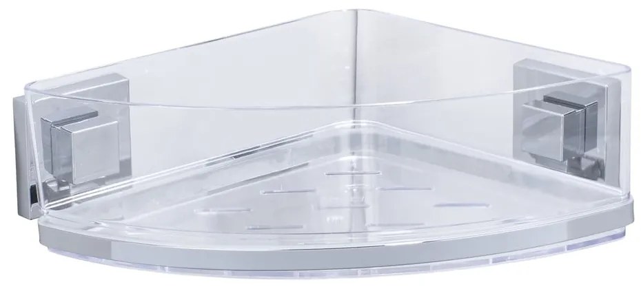 Ripiano angolare autoportante Vacuum-Loc, 19,5 x 28 cm Quadro - Wenko