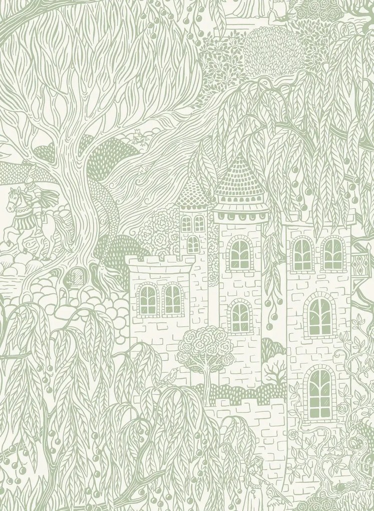 Boråstapeter Carta da parati Kingdom of the Willow - 8144