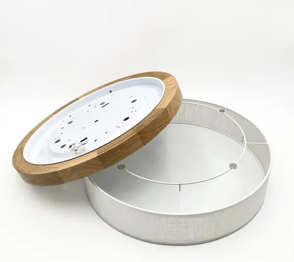 Brilagi - Plafoniera LED BELLADONNA LED/36W/230V Ø 50 cm bianco/rovere