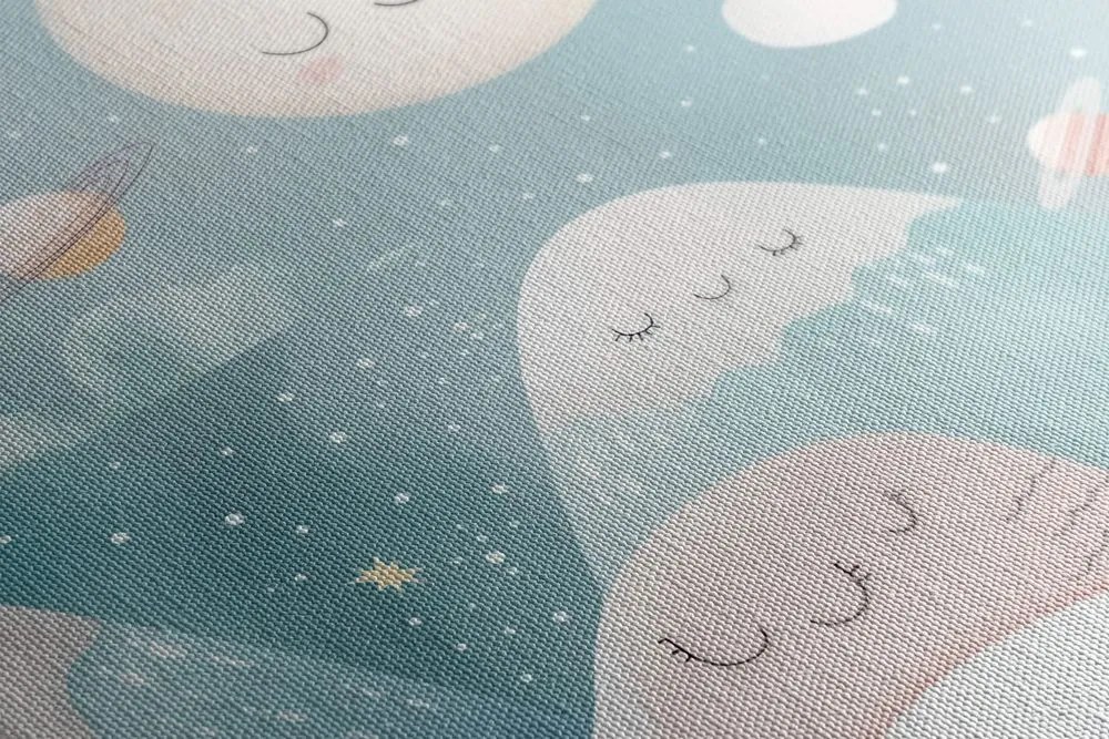Stampa su tela – Per bambini: paesaggio sonnolento