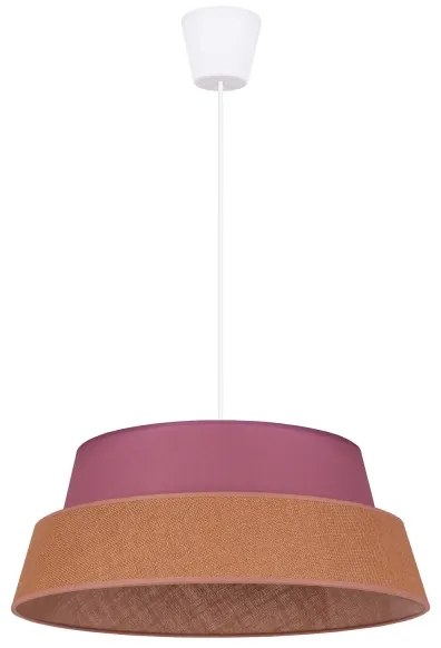 Duolla - Lampadario a sospensione con filo GALAXY 1xE27/40W/230V diametro 50 cm rosa
