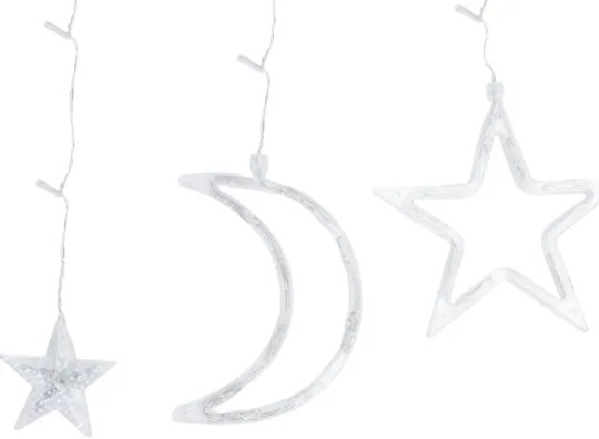 Aigostar - Catena luminosa LED natalizia da esterno 120xLED/6W/230V/8 funzioni 3x0,6m IP44 bianco caldo con telecomando