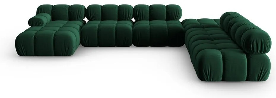 Divano in velluto verde 379 cm Bellis - Micadoni Home