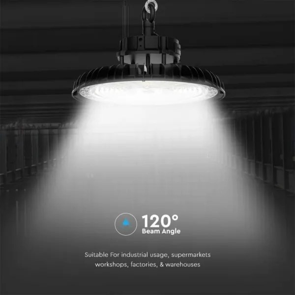 Lampada industriale LED UFO High Bay 200W 230V 3000K/4000K/6000K IP65