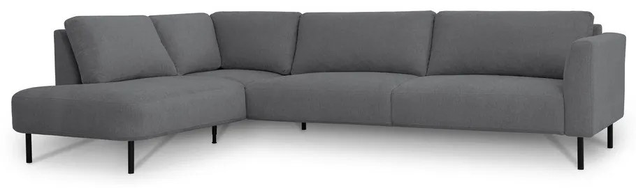 Divano angolare grigio scuro (angolo sinistro) Hero - Scandic