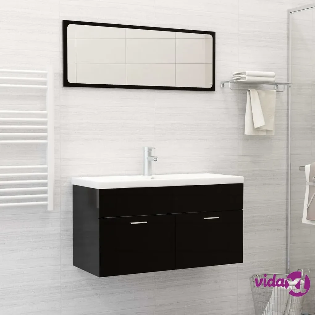 vidaXL Lavabo da Incasso con Rubinetto 91x39x18 cm in Ceramica Bianco