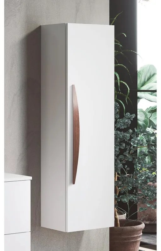 Colonna per mobile bagno Arco VISOBATH 1 anta P 27 x L 34.5 x H 120 cm bianco truciolare