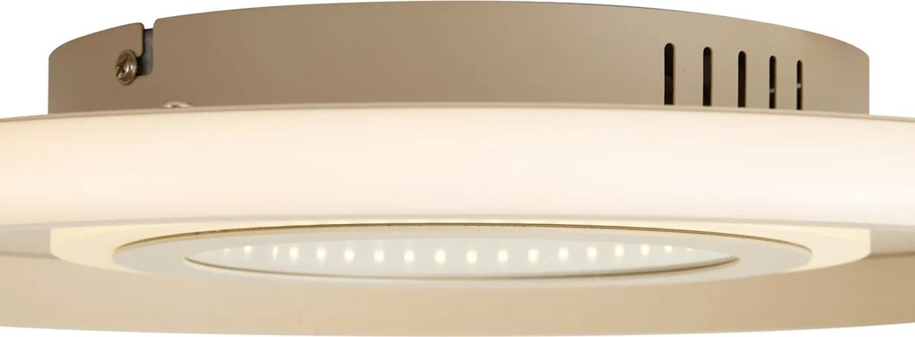 Plafoniera moderna bianca con LED integrato e interruttore a 3 vie - Frini