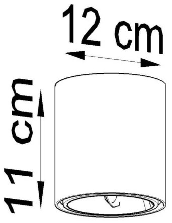 Sollux SL.0696 - Faretto TIUBE 1xGU10-AR111/10W/230V