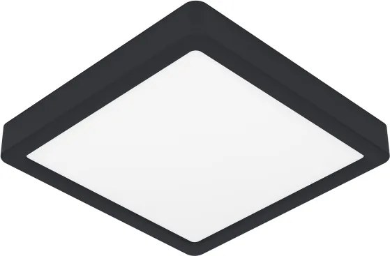 Eglo 901374-LED RGBW Plafoniera dimmerabile fumé FUEVA-Z LED/10,5W/230V 22x22cm IP44 nero