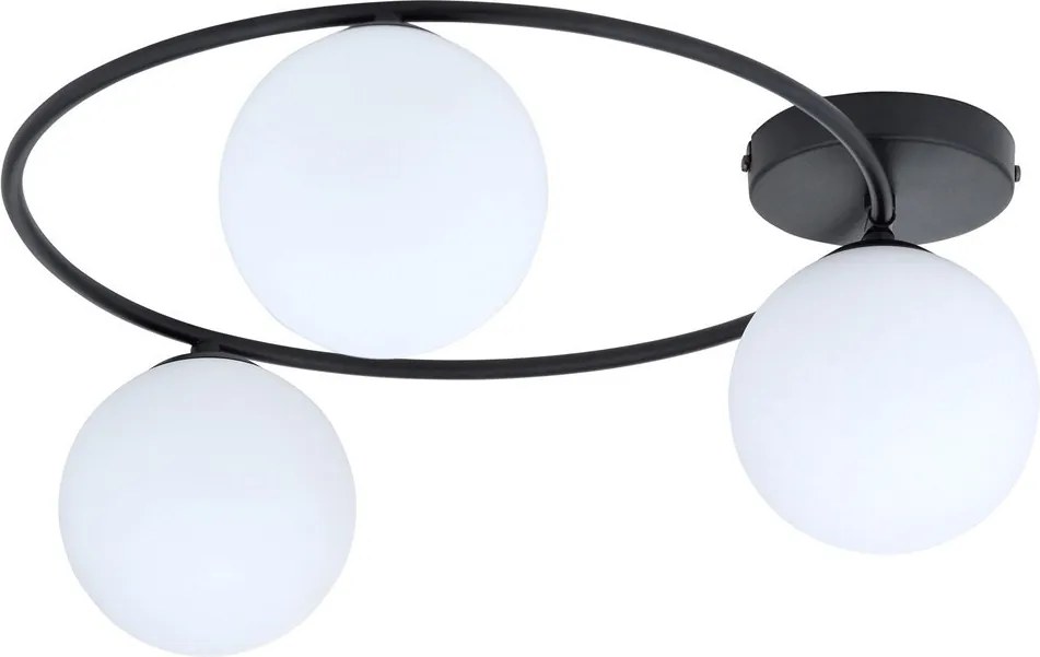 Lampada da soffitto in acciaio SOPRA 3 da interno 3xE14