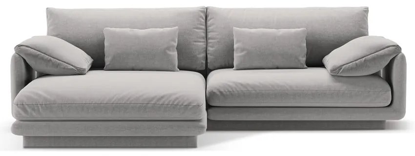 Divano angolare grigio chiaro (angolo sinistro) Torino - Micadoni Home