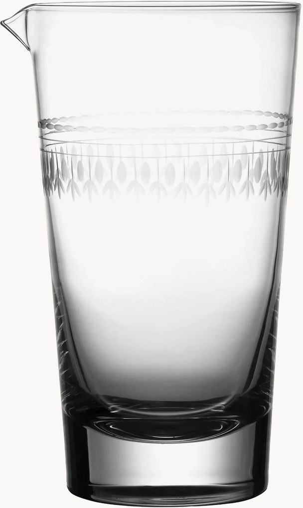 Mixing glass in cristallo soffiato Ovals
