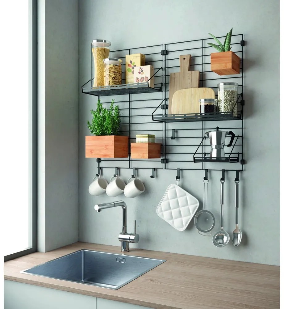 Componente in bambù - scatola portaoggetti in colore naturale 10x15 cm Mural - Metaltex